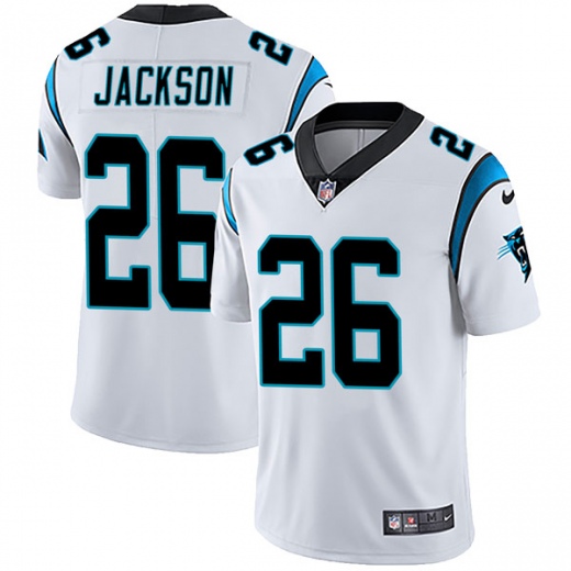 Men's Carolina Panthers #26 Donte Jackson White Vapor Untouchable Limited Stitched NFL Jersey