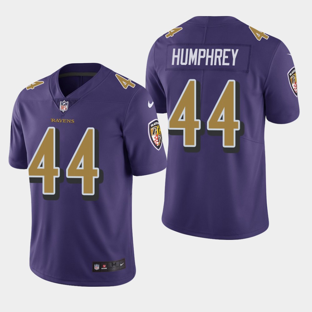 Men's Baltimore Ravens #44 Marlon Humphrey Purple Color Rush Stitched NFL Jersey