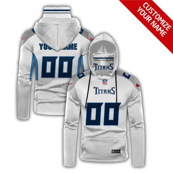 Men's Tennessee Titans Customize Stitched Hoodies Mask 2020