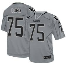 Men's Las Vegas Raiders #75 Howie Long Grey Stitched NFL Jersey