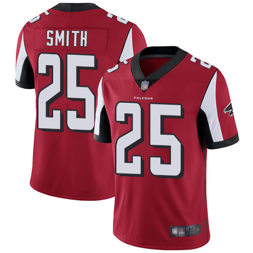 Men's Atlanta Falcons #25 Ito Smith Red Vapor Untouchable Limited Stitched NFL Jersey
