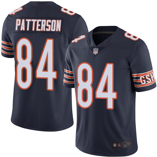 Men's Chicago Bears#84 Cordarrelle Patterson Navy Vapor Untouchable Limited Stitched NFL Jersey