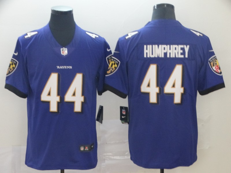 Men's Baltimore Ravens #44 Marlon Humphrey Purple Vapor Untouchable Limited NFL Jersey