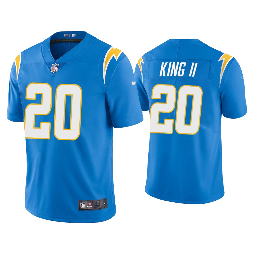 Men's Los Angeles Chargers #20 Desmond King II 2020 Blue Vapor Untouchable Limited Stitched Jersey