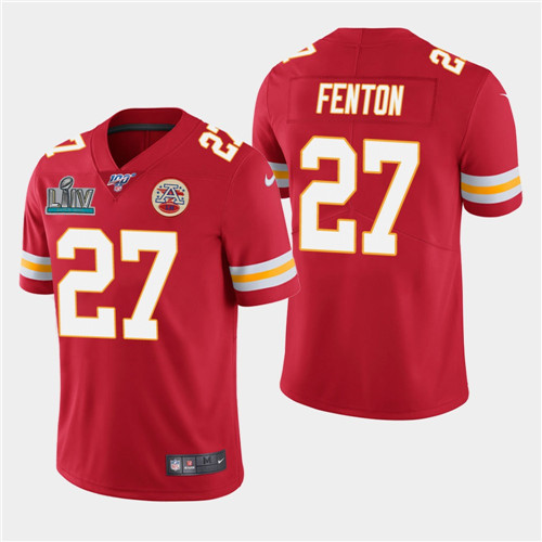 Men's Chiefs #27 Rashad Fenton Red Super Bowl LIV Vapor Untouchable Limited Stitched NFL Jersey