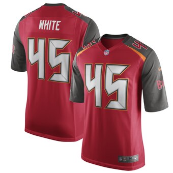 Men's Tampa Bay Buccaneers #45 Devin White Red NFL Stitched Jersey