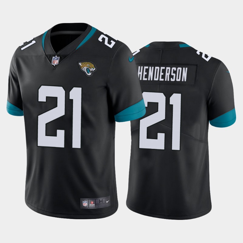 Men's Jacksonville Jaguars #21 C.J. Henderson 2020 Black Vapor Limited Stitched NFL Jersey