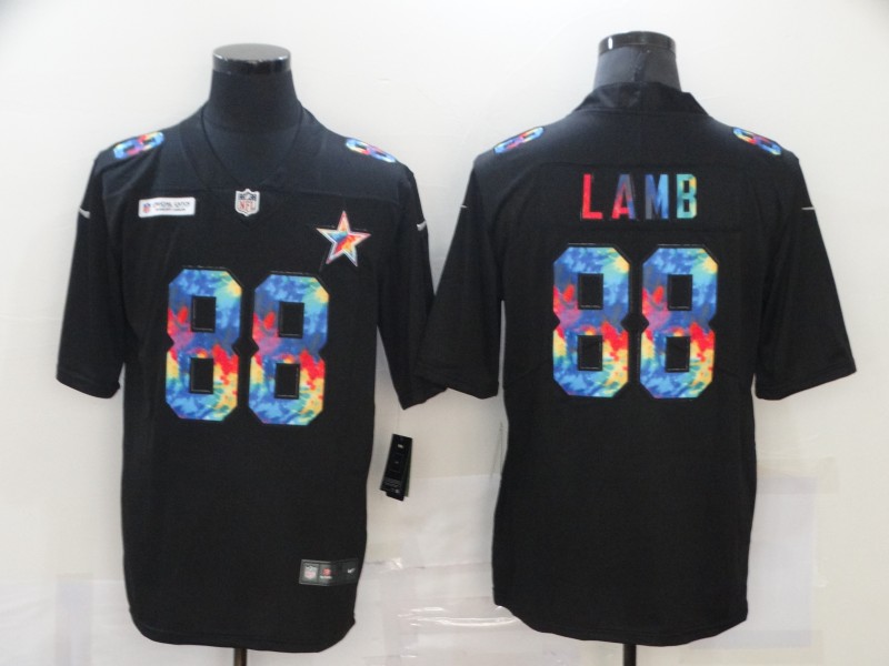 Men's Dallas Cowboys #88 CeeDee Lamb 2020 Black Crucial Catch Limited Stitched NFL Jersey