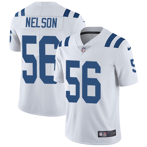 Men's Indianapolis Colts #56 Quenton Nelson White Vapor Untouchable Limited Stitched NFL Jersey