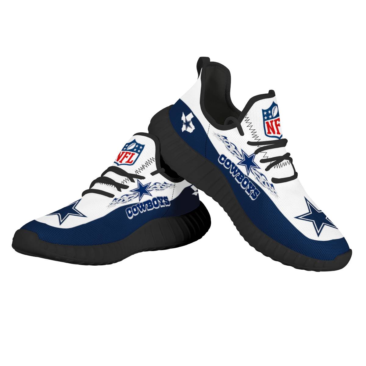 Men's NFL Dallas Cowboys Lightweight Running Shoes 006