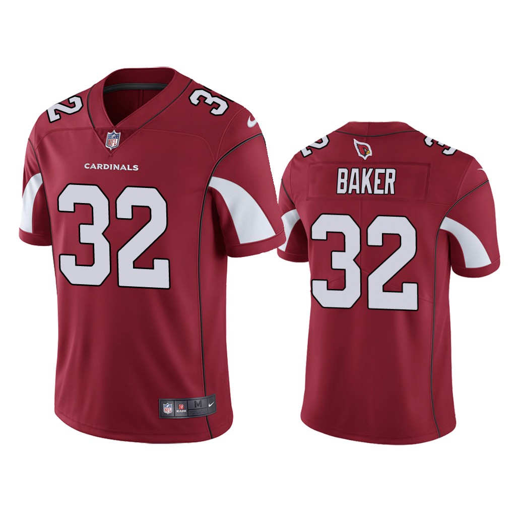 Men's Arizona Cardinals Red #32 Budda Baker Vapor Untouchable Limited Stitched Jersey