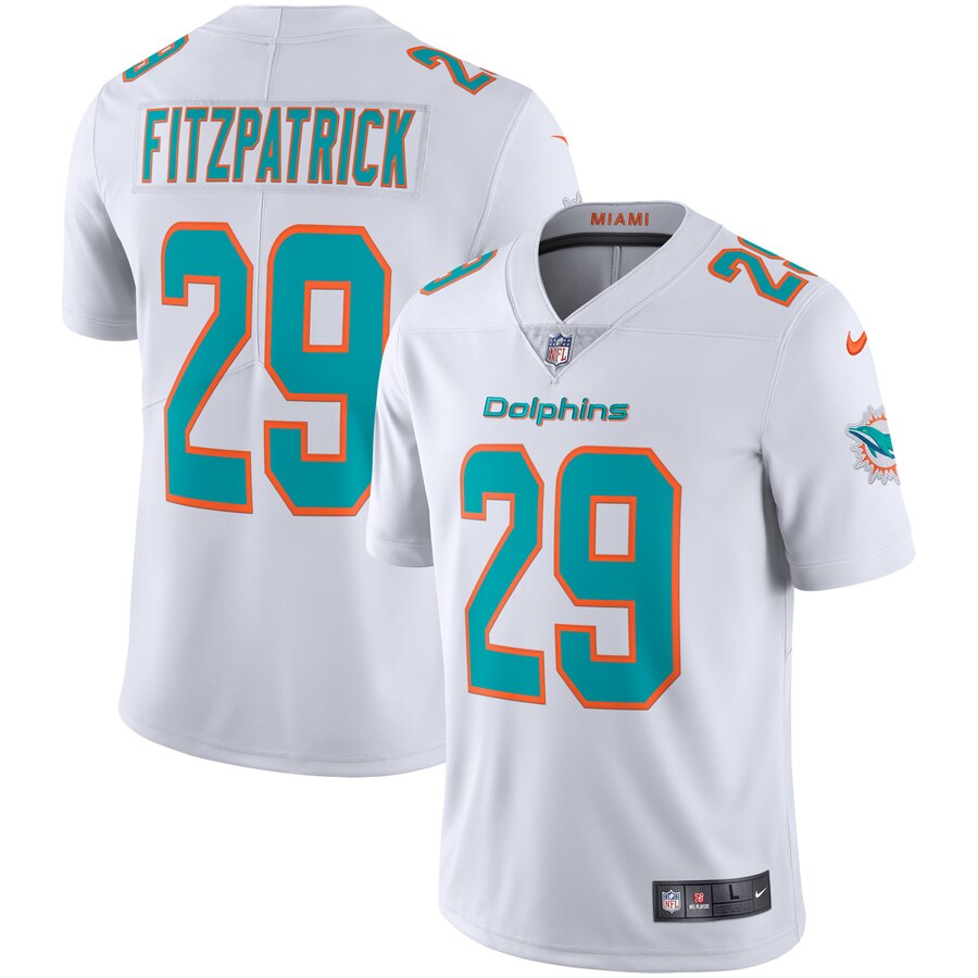 Men's Miami Dolphins #29 Minkah Fitzpatrick White Vapor Untouchable NFL Limited Stitched Jersey