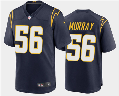 Men's Los Angeles Chargers #56 Kenneth Murray 2020 Navy Alternate Game NFL Stitched Jersey