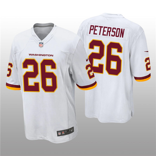 Men's Washington Football Team White #26 Adrian Peterson Vapor Untouchable Limited Stitched NFL Jersey