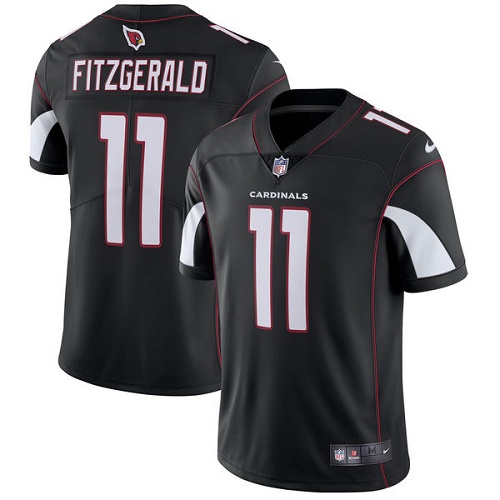 Men's Arizona Cardinals #11 Larry Fitzgerald Black Vapor Untouchable Limited Stitched NFL Jersey