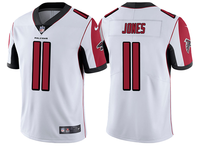 Men's Atlanta Falcons #11 Julio Jones White Vapor Untouchable Limited Stitched NFL Jersey