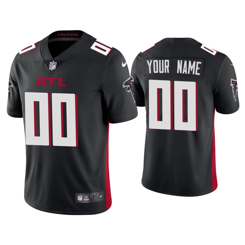 Men's Atlanta Falcons Active Player Custom Black Vapor Untouchable Limited Stitched NFL Jersey (Check description if you want Women or Youth size)