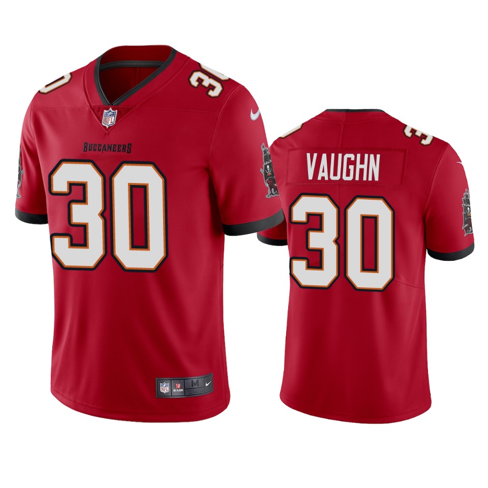 Men's Tampa Bay Buccaneers #30 Ke'Shawn Vaughn New Red Vapor Untouchable Limited Stitched Jersey