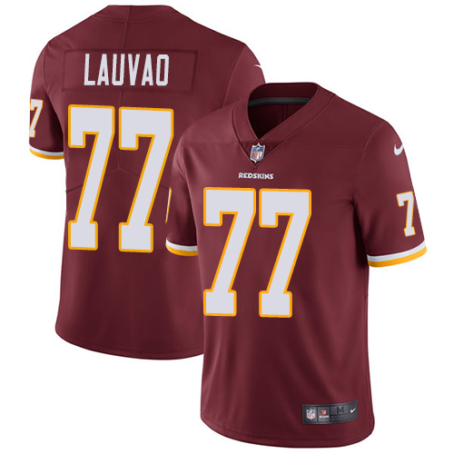 Men's Washington Redskins #77 Shawn Lauvao Burgundy Red Vapor Untouchable Limited Stitched NFL Jersey