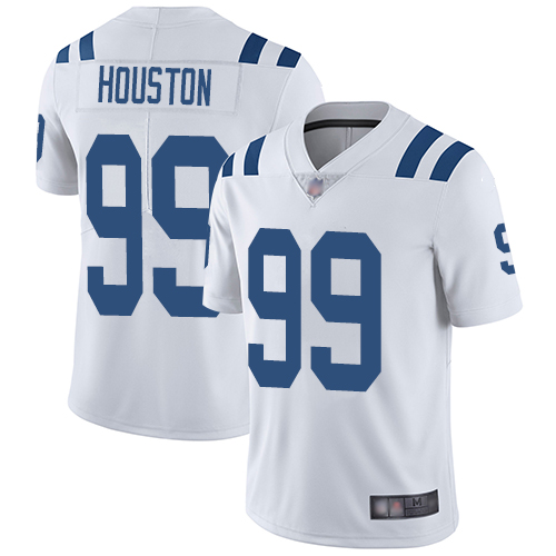 Men's Indianapolis Colts #99 Justin Houston White Vapor Untouchable Limited Stitched NFL Jersey