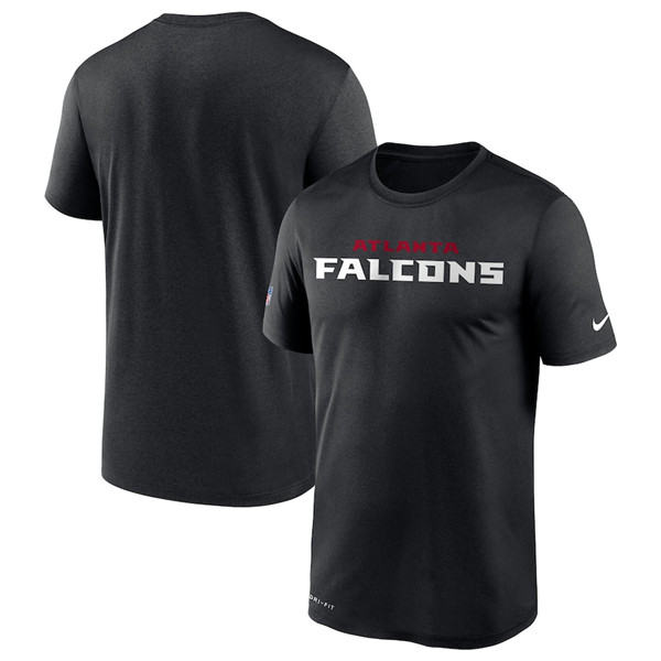 Men's Atlanta Falcons 2020 Black Sideline Impact Legend Performance NFL T-Shirt