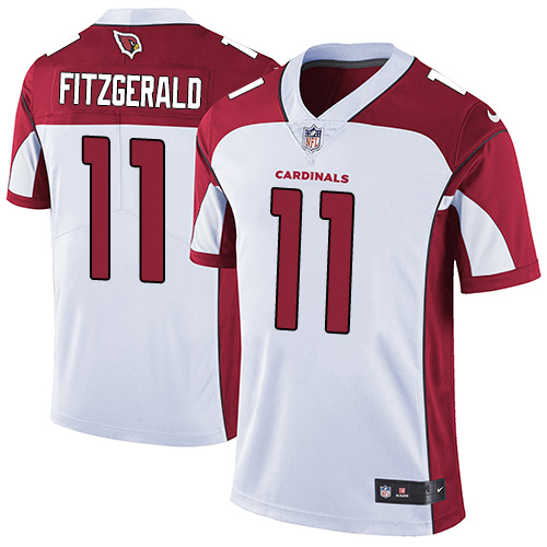 Men's Arizona Cardinals #11 Larry Fitzgerald White Vapor Untouchable Limited Stitched NFL Jersey
