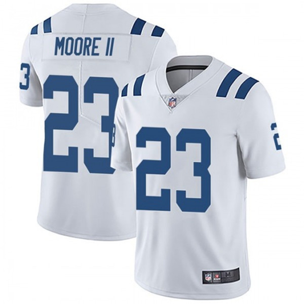 Men's Indianapolis Colts #23 Kenny Moore II White Vapor Untouchable Limited Stitched NFL Jersey