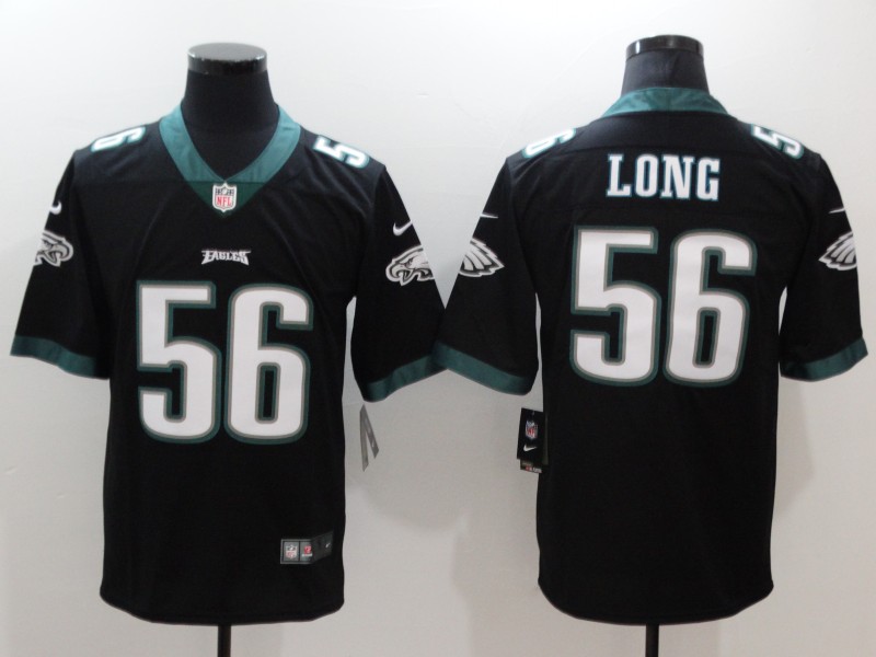 Men's Philadelphia Eagles #56 Chris Long Black Vapor Untouchable Limited Stitched NFL Jersey
