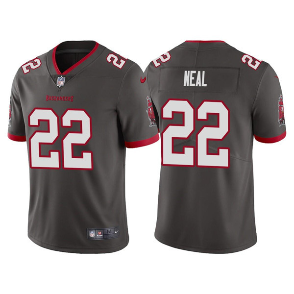 Men's Tampa Bay Buccaneers #22 Keanu Neal Grey Vapor Untouchable Limited Stitched Jersey