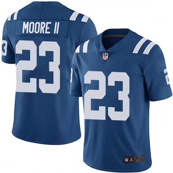 Men's Indianapolis Colts #23 Kenny Moore II Blue Vapor Untouchable Limited Stitched NFL Jersey