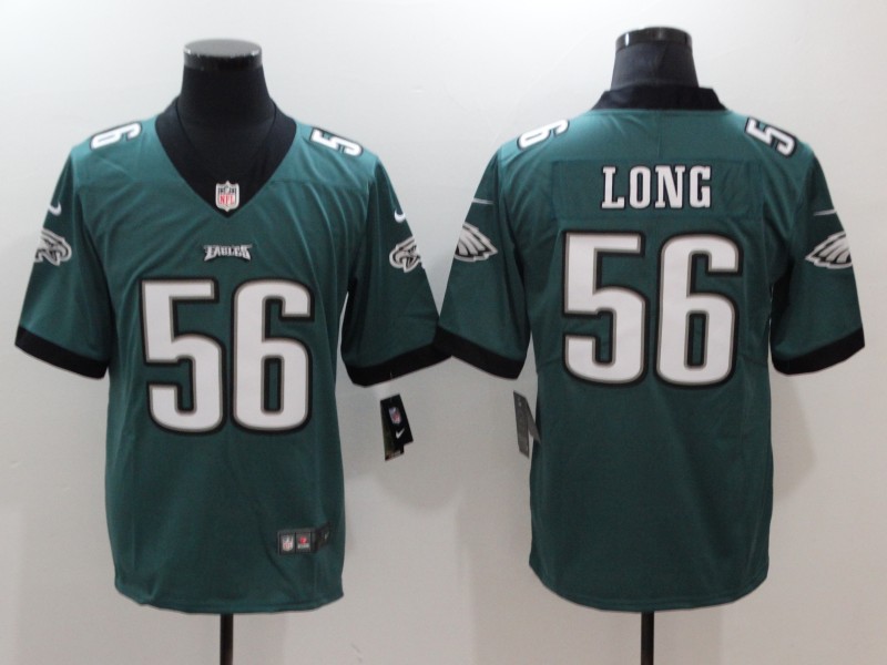 Men's Philadelphia Eagles #56 Chris Long Green Vapor Untouchable Limited Stitched NFL Jersey