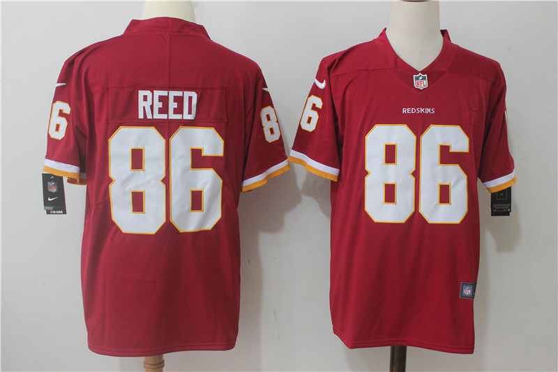 Men's Nike Washington Redskins #86 Jordan Reed Red Stitched NFL Vapor Untouchable Limited Jersey