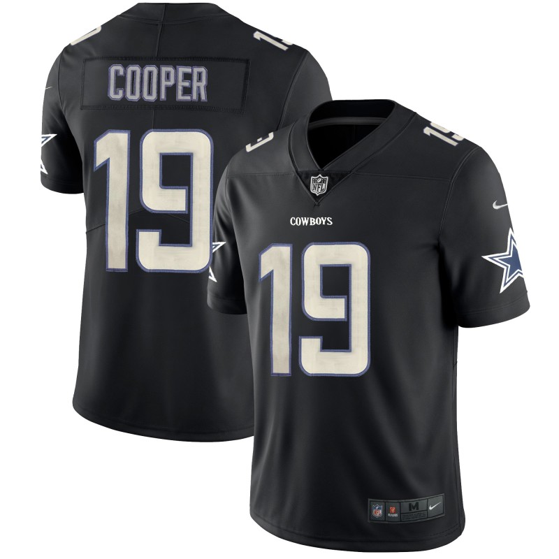 Men's Dallas Cowboys #19 Amari Cooper Black 2018 Impact Limited Stitched NFL Jersey