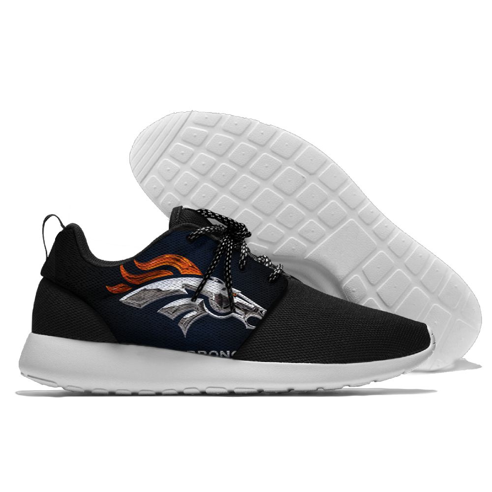 Men's NFL Denver Broncos Roshe Style Lightweight Running Shoes 001