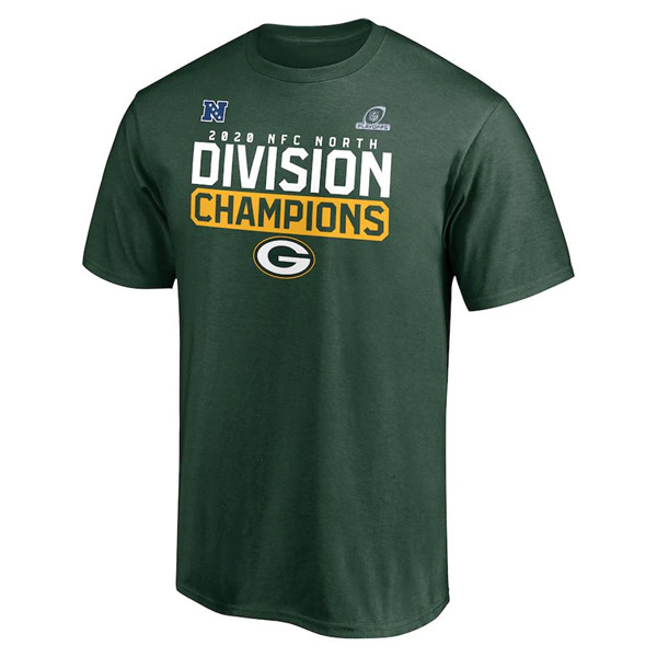 Men's Green Bay Packers 2020 NFC North Division Champions Flying High NFL T-Shirt