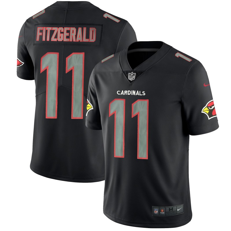 Men's Cardinals #11 Larry Fitzgerald 2018 Black Impact Limited Stitched NFL Jersey