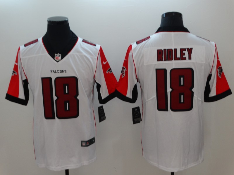 Men's Atlanta Falcons #18 Calvin Ridley White Vapor Untouchable Limited Stitched NFL Jersey