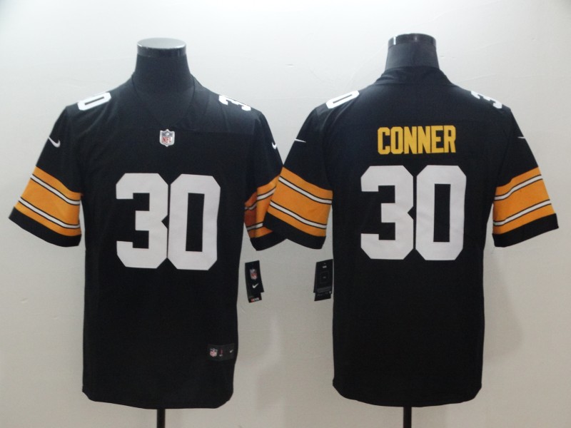 Men's Pittsburgh Steelers #30 James Conner 2018 Black Vapor Untouchable Limited Stitched NFL Jersey