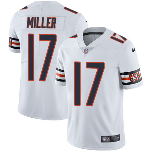 Men's Chicago Bears#17 Anthony Miller White Vapor Untouchable Limited Stitched NFL Jersey