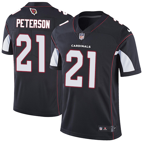 Men's Arizona Cardinals #21 Patrick Peterson Black Vapor Untouchable Limited Stitched NFL Jersey