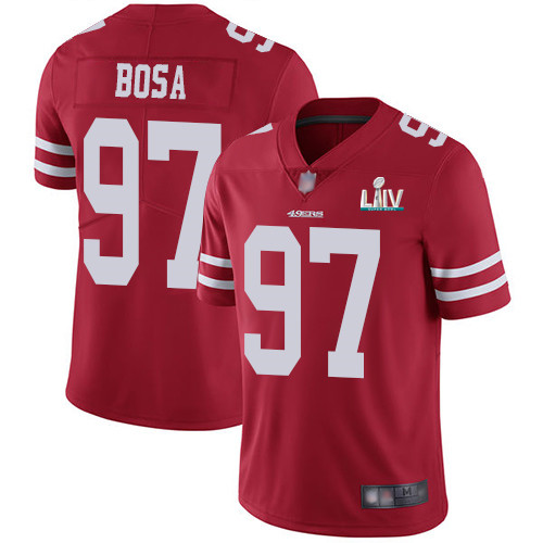 Men's San Francisco 49ers #97 Nick Bosa Red Super Bowl LIV Vaper Untouchable Limited Stitched NFL Jersey