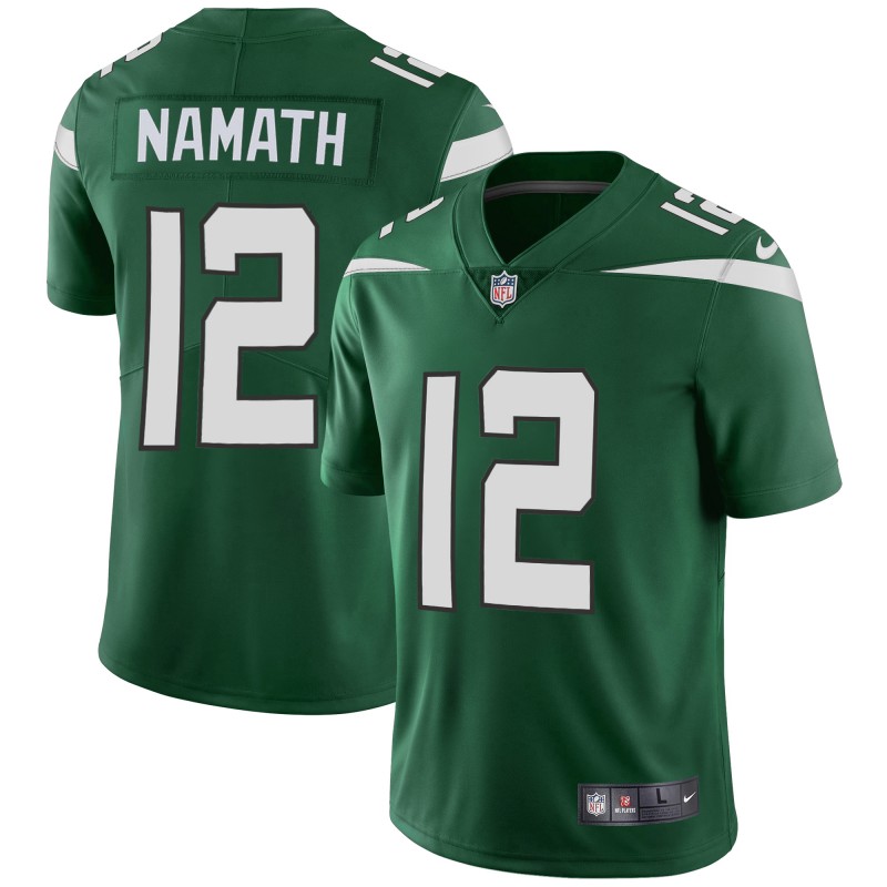 Men's New York Jets #12 Joe Namath Green Vapor Untouchable Limited Stitched NFL Jersey