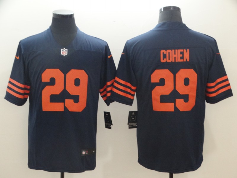 Men's Chicago Bears#29 Tarik Cohen Navy Vapor Untouchable Limited Stitched NFL Jersey