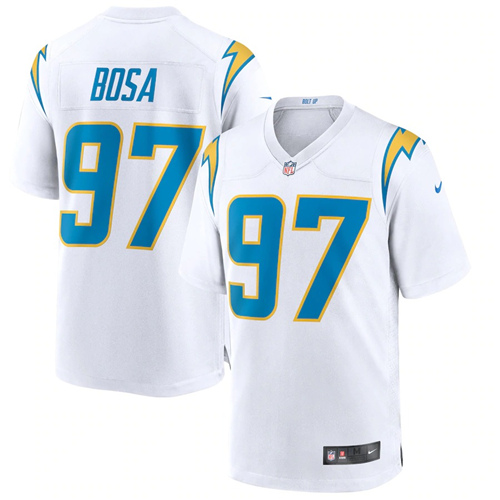 Men's Los Angeles Chargers #97 Joey Bosa 2020 White Vapor Untouchable Limited Stitched Jersey
