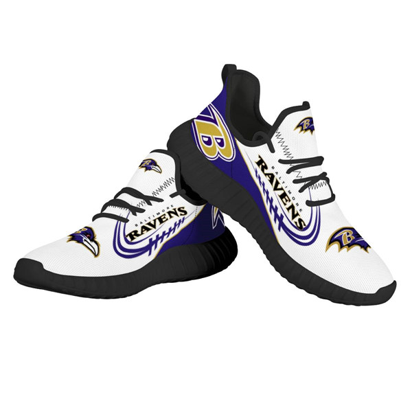 Women's NFL Baltimore Ravens Lightweight Running Shoes 015
