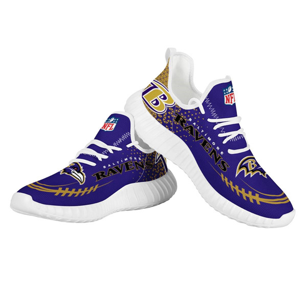 Women's NFL Baltimore Ravens Lightweight Running Shoes 008