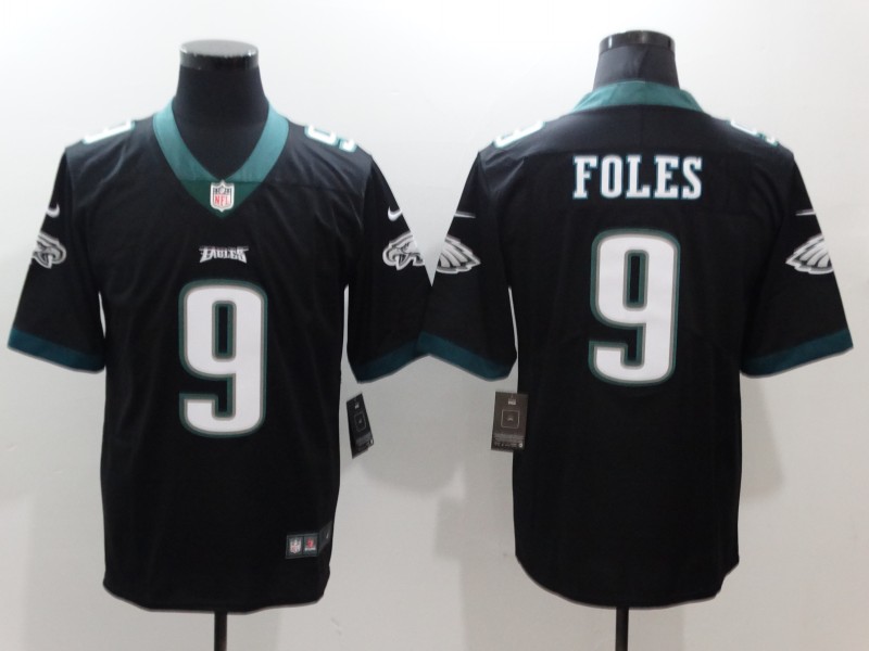 Men's Philadelphia Eagles #9 Nick Foles Black Vapor Untouchable Limited Stitched NFL Jersey
