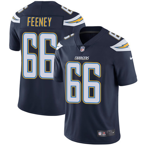 Men's Los Angeles Chargers #66 Dan Feeney Navy Blue Vapor Untouchable Limited Stitched NFL Jersey