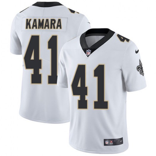 Men's New Orleans Saints #41 Alvin Kamara White Vapor Untouchable Limited Stitched NFL Jersey