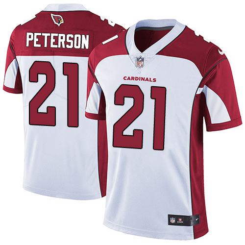 Men's Arizona Cardinals #21 Patrick Peterson White Vapor Untouchable Limited Stitched NFL Jersey